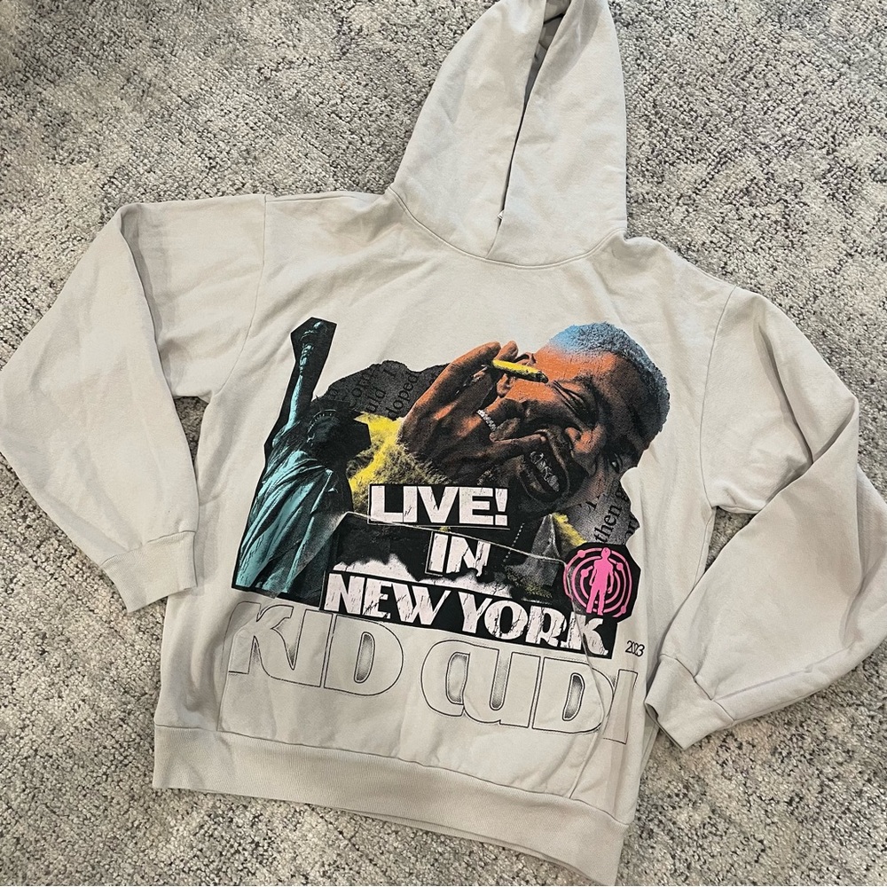 Kid Cudi Live In NYC Official 2023 Concert Merch Men’s Sz L New